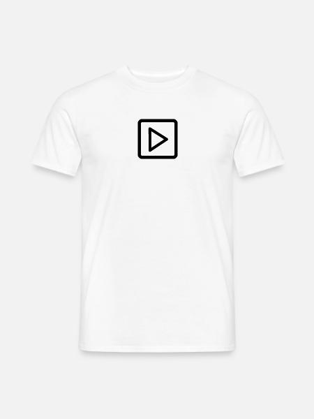 Play Taste Musikplayer - Männer T-Shirt - Weiß