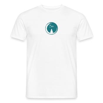 Bulle zen - T-shirt homme - blanc - Devant - AI Model Male 178 dark (178cm)