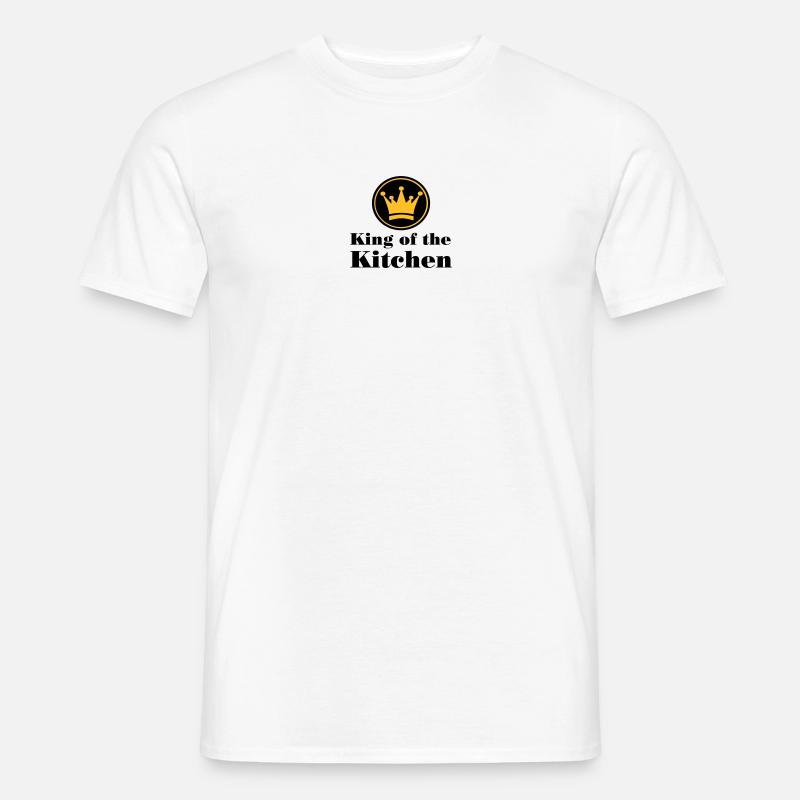 Koch - Männer T-Shirt - Weiß