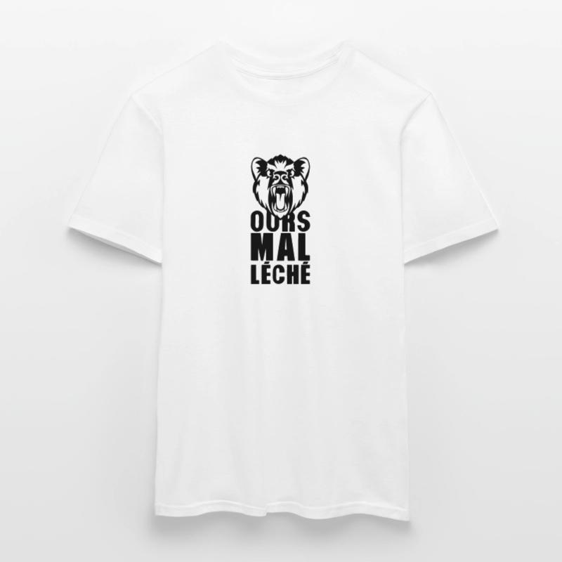 ours mal leche expression citation 0 T-shirt homme