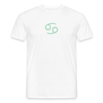 Sternzeichen des Krebses Pastel Grün - Männer T-Shirt - Weiß - Vorne - AI Model Male 178 dark (178cm)