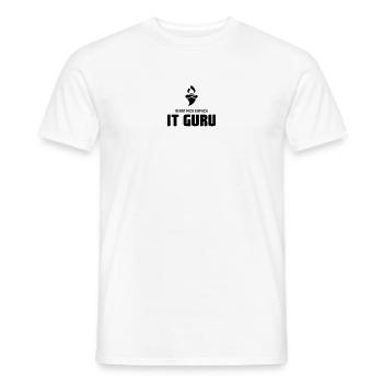 Nennt mich einfach IT Guru - Männer T-Shirt - Weiß - Vorne - AI Model Male 178 dark (178cm)
