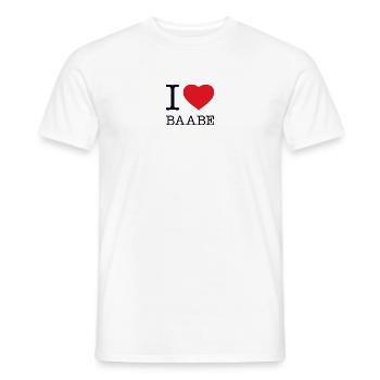J’ADORE BAABE - T-shirt homme - blanc - Devant - AI Model Male 178 dark (178cm)