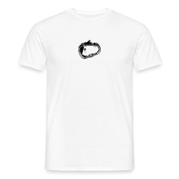Pics du mousqueton - T-shirt homme - blanc - Devant - AI Model Male 178 dark (178cm)