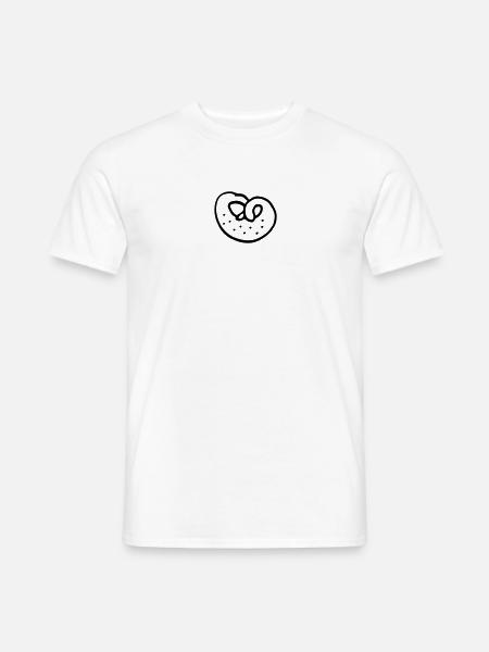Lecker Brezel 🥨 Gaudi Volksfest Brezn - Männer T-Shirt - Weiß