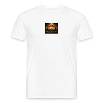 Kurdistan-Schildemblem mit Stieren - Männer T-Shirt - Weiß - Vorne - AI Model Male 178 dark (178cm)