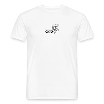 ciao kakao - Männer T-Shirt - Weiß - Vorne - AI Model Male 178 dark (178cm)