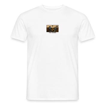 Fishy Business - Men's T-Shirt - white - Front - AI Model Male 178 dark (178cm)