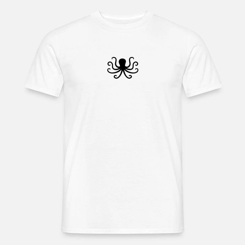 Kraken - Männer T-Shirt - Weiß