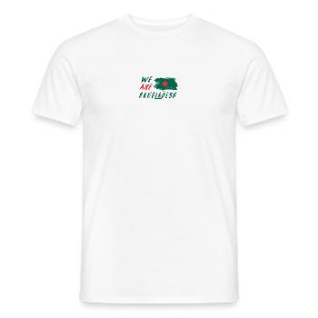 We are Bangladesh - Men's T-Shirt - white - Front - AI Model Male 178 dark (178cm)