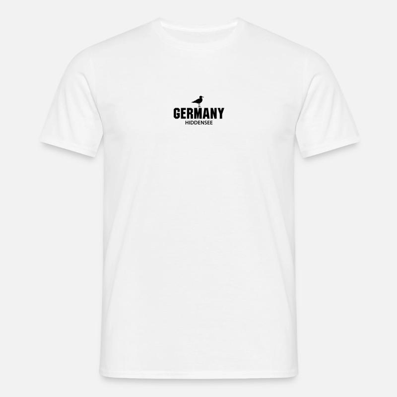 Hiddensee GERMANY - Männer T-Shirt - Weiß
