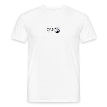 Frühstücksmuffel - kein Porridge für mich!  - T-shirt homme - blanc - Devant - AI Model Male 178 dark (178cm)