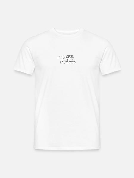 Frohe Weihnachten - Männer T-Shirt - Weiß