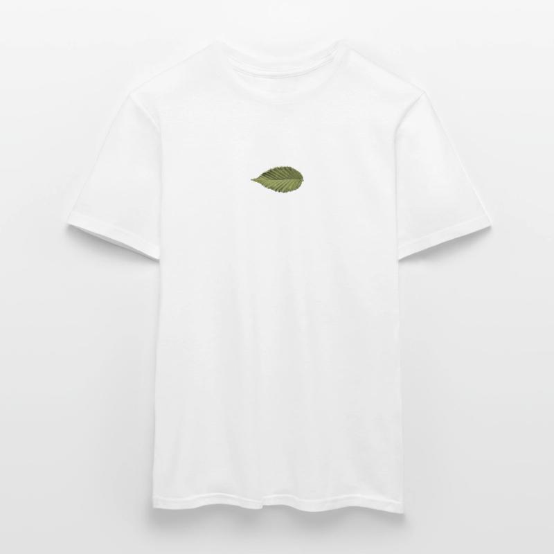 Leaf Structure Olive Green Pattern Men’s T-shirt