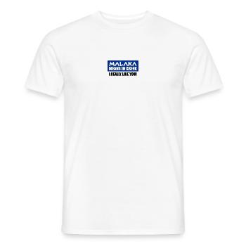 Malakas Funny Shirt - Männer T-Shirt - Weiß - Vorne - AI Model Male 178 dark (178cm)