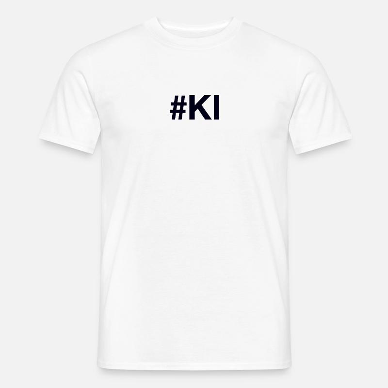 KI künstliche Intelligenz Artificial Intelligence - Männer T-Shirt - Weiß