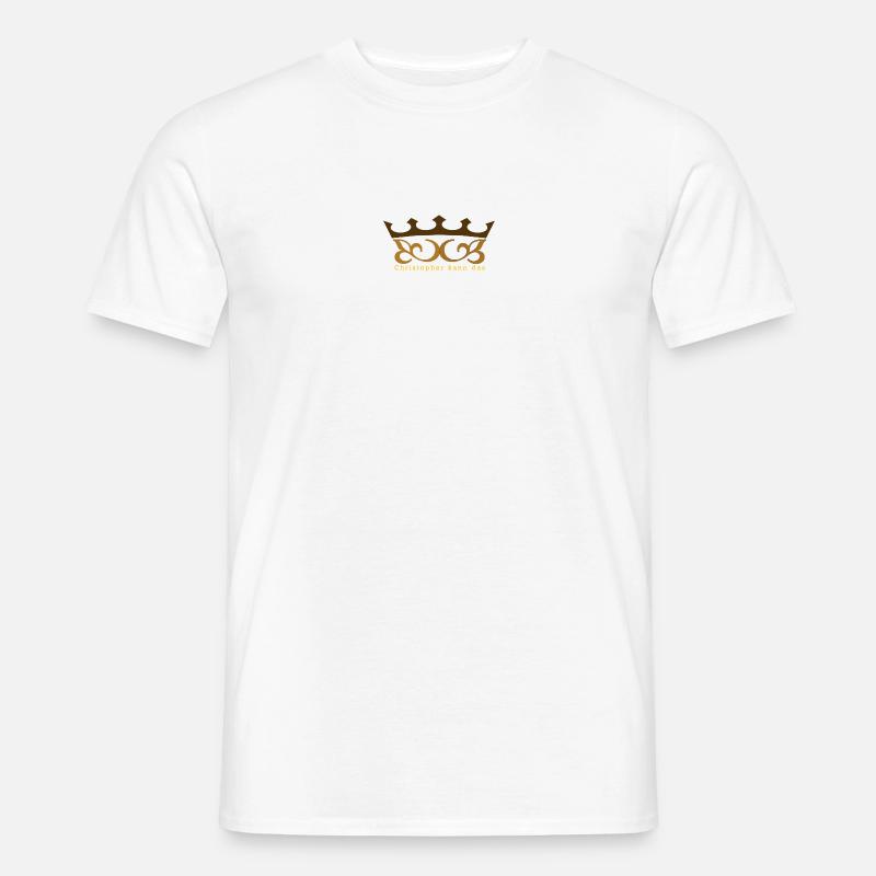 Christopher kann das mit Krone - Männer T-Shirt - Weiß