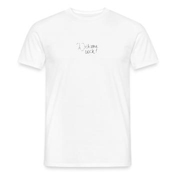 Nous saluons le retour! - T-shirt homme - blanc - Devant - AI Model Male 178 dark (178cm)