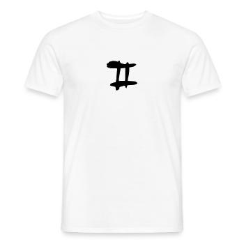 Gemini Zodiac - Men's T-Shirt - white - Front - AI Model Male 178 dark (178cm)