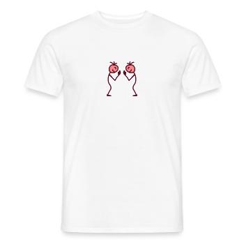 Namasté - T-shirt homme - blanc - Devant - AI Model Male 178 dark (178cm)