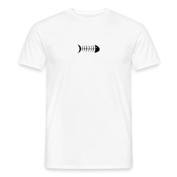 SARDINE. FISH. APRIL FOOL. EASTER. SEA - Men's T-Shirt - white - Front - AI Model Male 178 dark (178cm)