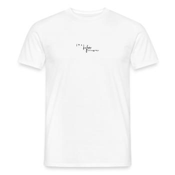 I'm a fighter not a quitter - Männer T-Shirt - Weiß - Vorne - AI Model Male 178 dark (178cm)