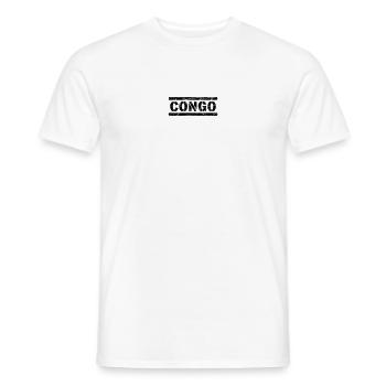 Congo - T-shirt homme - blanc - Devant - AI Model Male 178 dark (178cm)