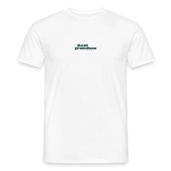 Meilleure grand-mère de l’univers - T-shirt homme - blanc - Devant - AI Model Male 178 dark (178cm)
