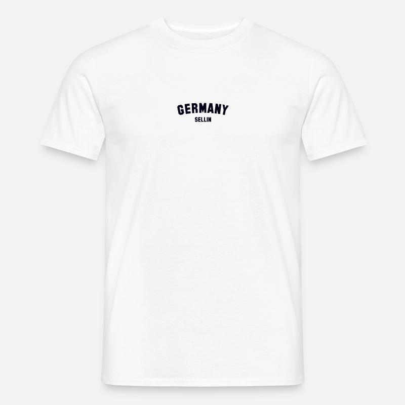 SELLIN Germany - Männer T-Shirt - Weiß