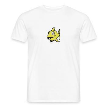 doof lieber Fisch - Männer T-Shirt - Weiß - Vorne - AI Model Male 178 dark (178cm)