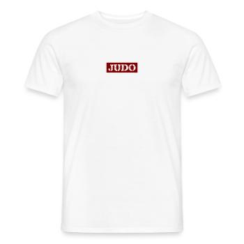 Judo - Men's T-Shirt - white - Front - AI Model Male 178 dark (178cm)