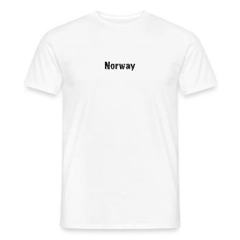 Norway - Männer T-Shirt - Weiß - Vorne - AI Model Male 178 dark (178cm)