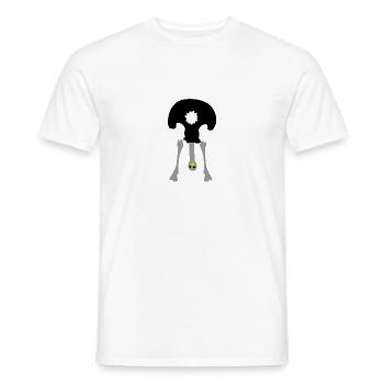 strauss_kopf_unten - Men's T-Shirt - white - Front - AI Model Male 178 dark (178cm)