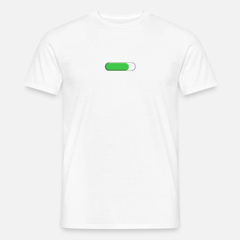 Petite Verte gauge (loading) - Men's T-Shirt - white