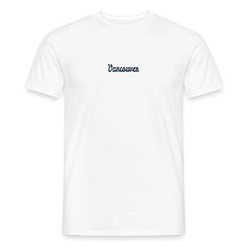 Vancouver - T-shirt homme - blanc - Devant - AI Model Male 178 dark (178cm)