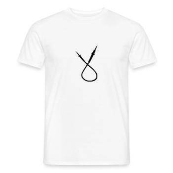 Electrician - Men's T-Shirt - white - Front - AI Model Male 178 dark (178cm)