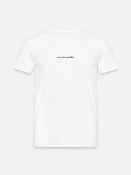 zu Favoriten hinzufugen - Männer T-Shirt - Weiß