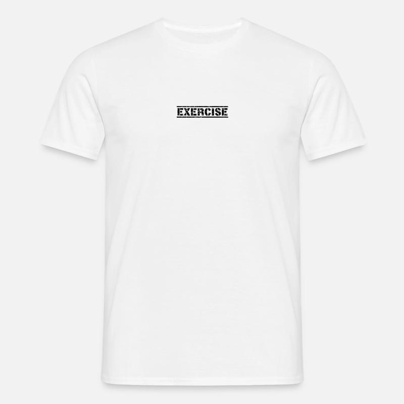 Exercise - Men's T-Shirt - white