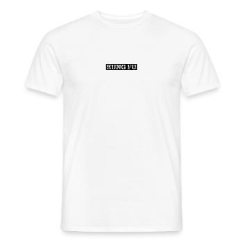 Kung-fu - T-shirt homme - blanc - Devant - AI Model Male 178 dark (178cm)