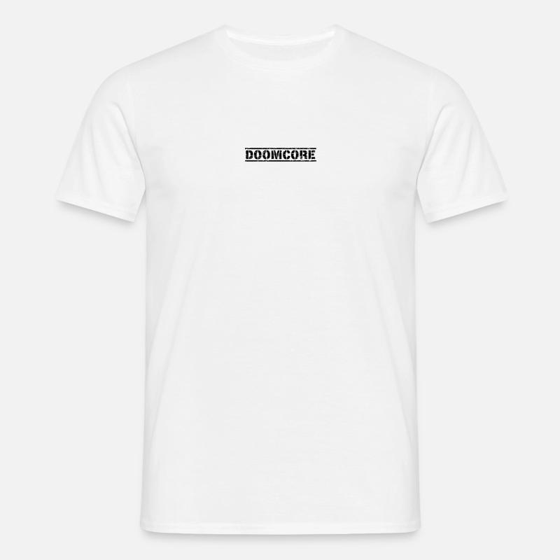Doomcore - Männer T-Shirt - Weiß