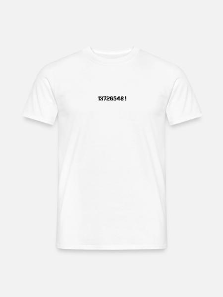 13726548 V8 Motor Sprüche Kolben Zylinder Logo - Männer T-Shirt - Weiß