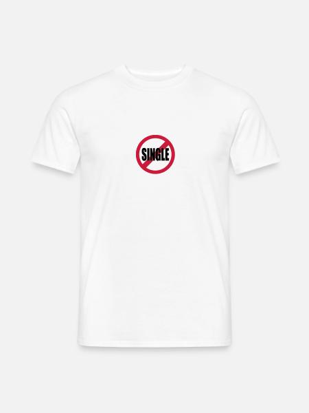 single - Men's T-Shirt - white