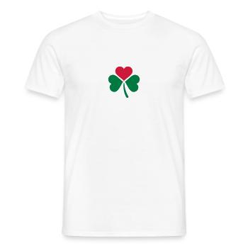 Shamrock - Men's T-Shirt - white - Front - AI Model Male 178 dark (178cm)