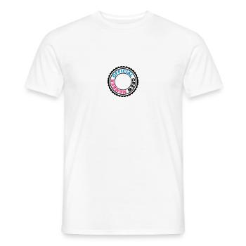 Stempel membres équipage officiel - T-shirt homme - blanc - Devant - AI Model Male 178 dark (178cm)