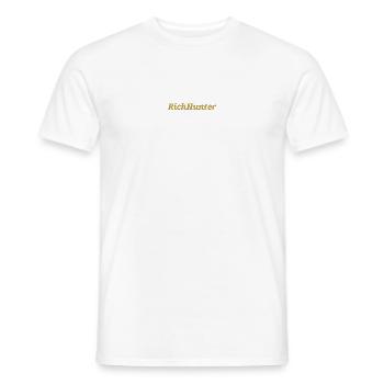 RichHunter 29 20220715140412 - Männer T-Shirt - Weiß - Vorne - AI Model Male 178 dark (178cm)