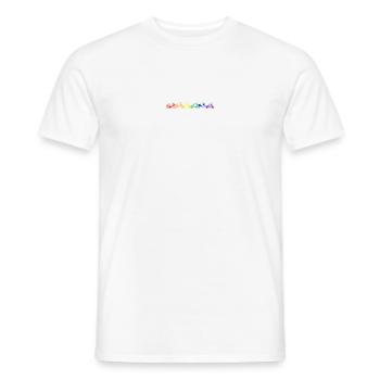 Das Leben ist bunt. - Männer T-Shirt - Weiß - Vorne - AI Model Male 178 dark (178cm)