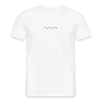 Empreintes de pas - T-shirt homme - blanc - Devant - AI Model Male 178 dark (178cm)