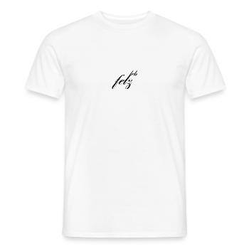 lets fetz - gift idea - Men's T-Shirt - white - Front - AI Model Male 178 dark (178cm)