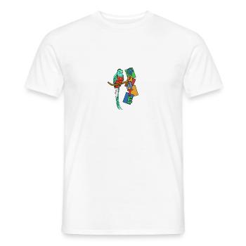Guatemala Guatemalan Flagge DNA I Geschenk - Männer T-Shirt - Weiß - Vorne - AI Model Male 178 dark (178cm)