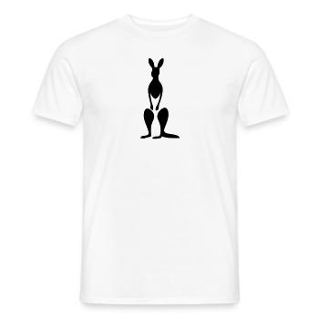 Känguru - Männer T-Shirt - Weiß - Vorne - AI Model Male 178 dark (178cm)